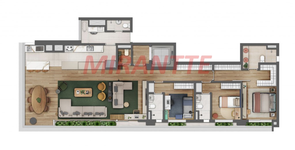 Apartamento de 217m² com 4 quartos em Vila Clementino