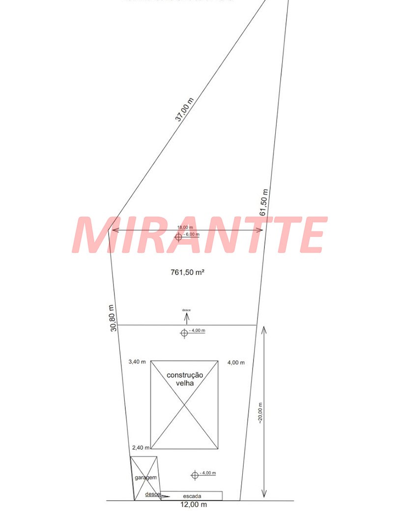 Terreno de 761m² em Vila Pirituba