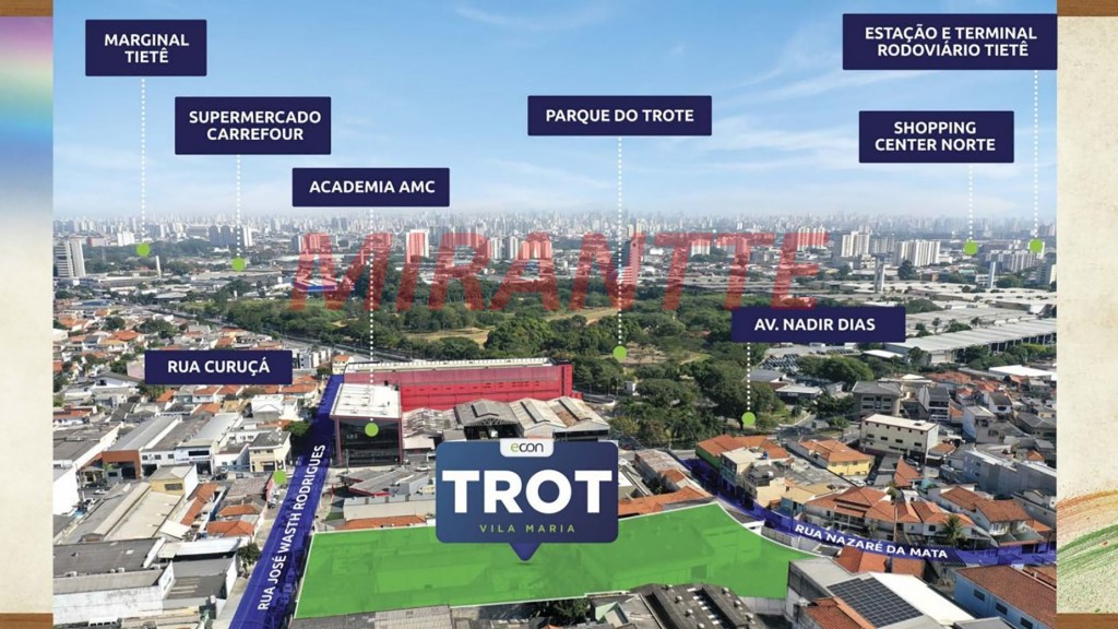 Apartamento de 56m² com 2 quartos em Vila Maria