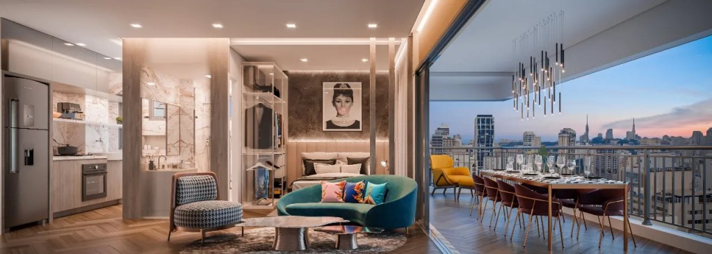 Apartamento de 44m² com 1 quarto em Perdizes