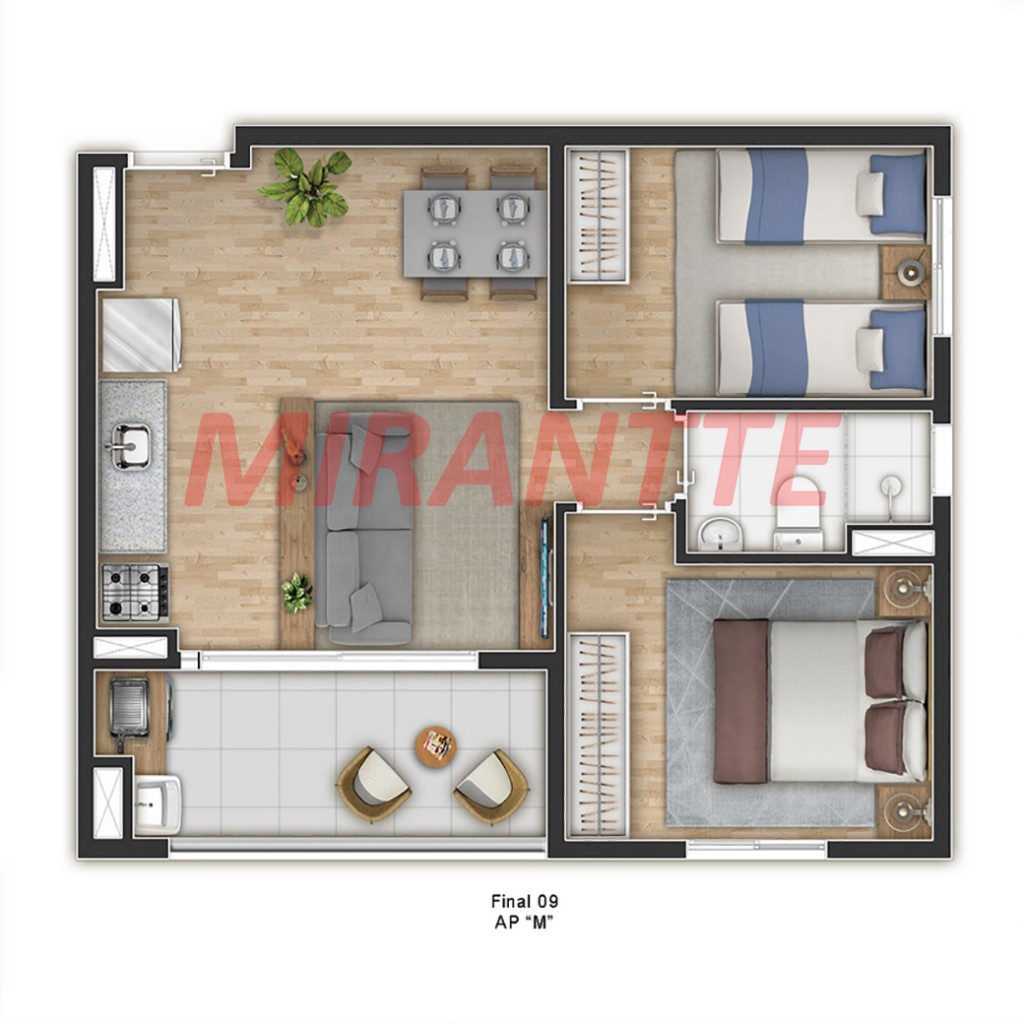 Apartamento com 1 quartos em Mandaqui