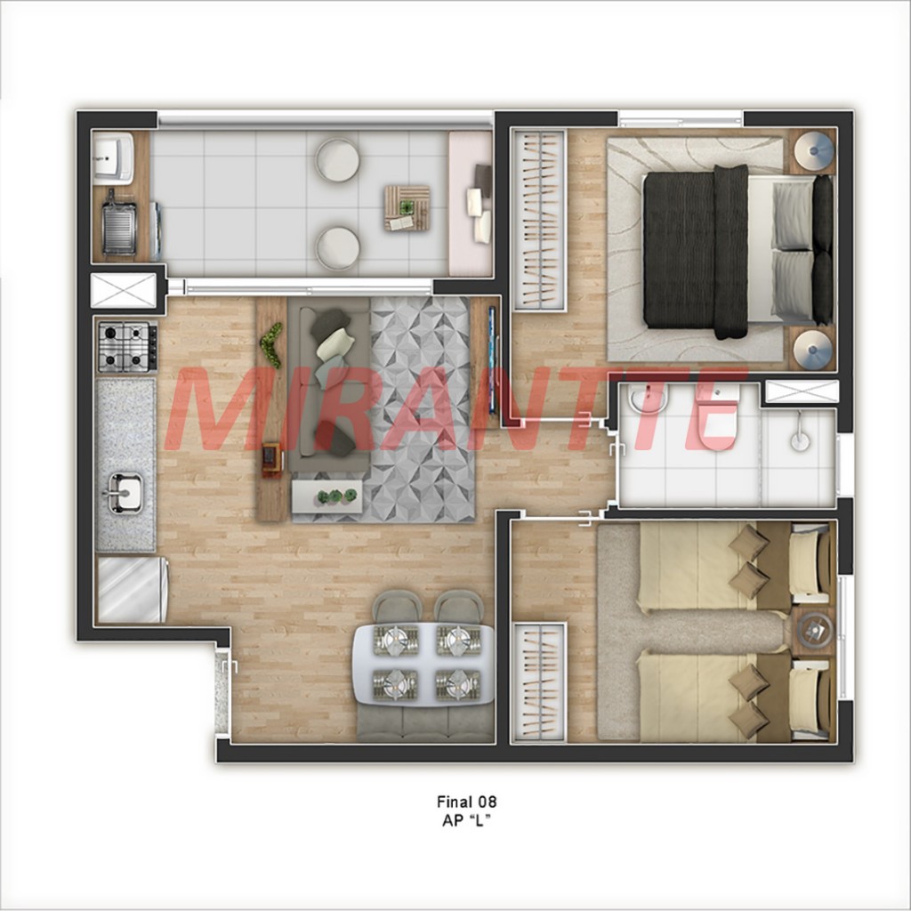 Apartamento com 1 quartos em Mandaqui