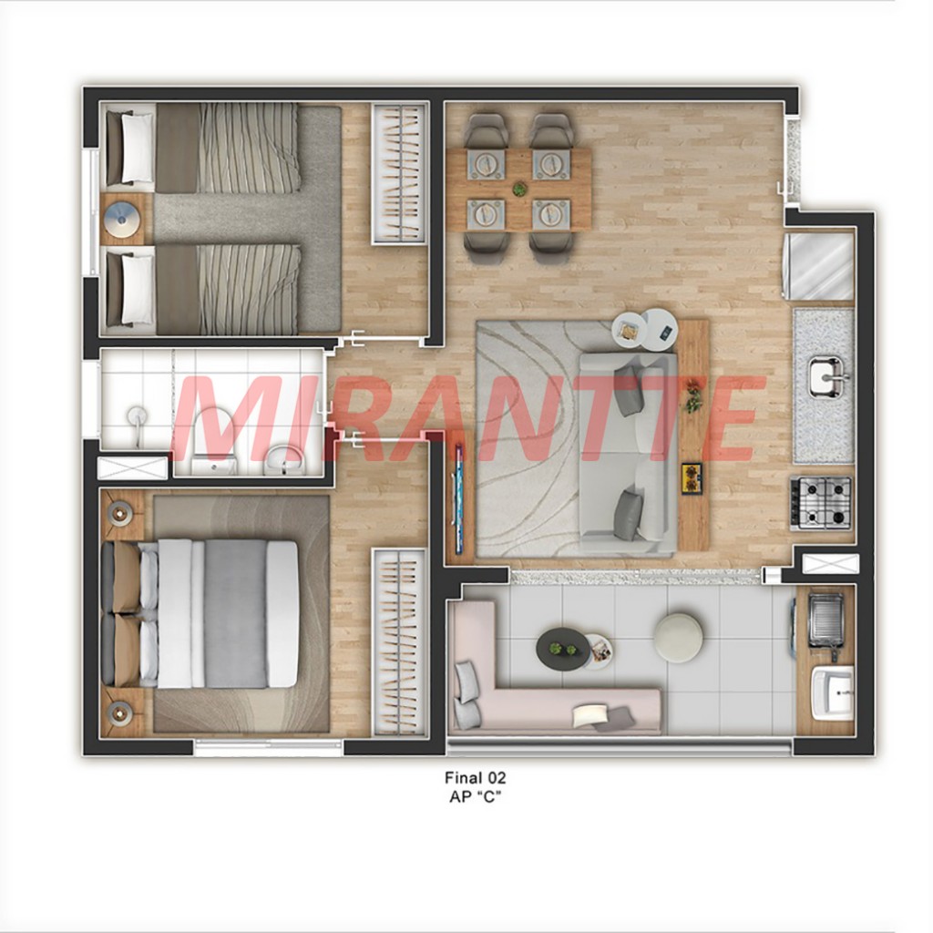 Apartamento com 1 quartos em Mandaqui