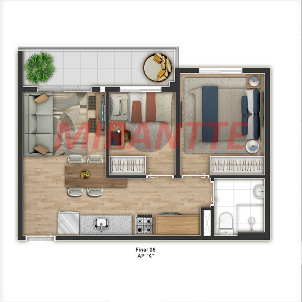 Apartamento com 1 quartos em Mandaqui