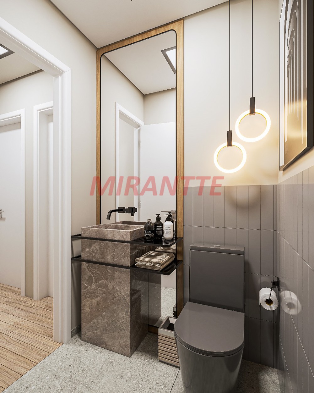 Apartamento de 51.2m² com 2 quartos em Água Fria