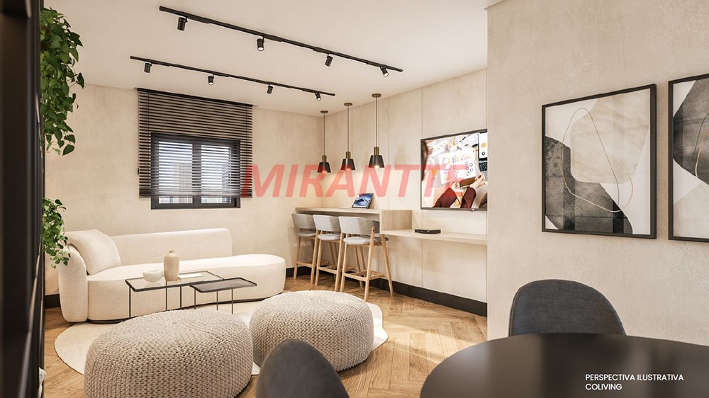 Apartamento de 47.4m² com 2 quartos em Água Fria