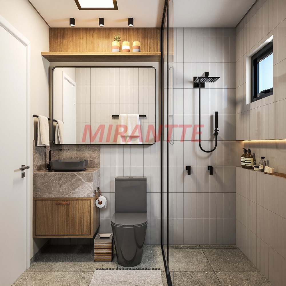 Apartamento de 51m² com 2 quartos em Água Fria