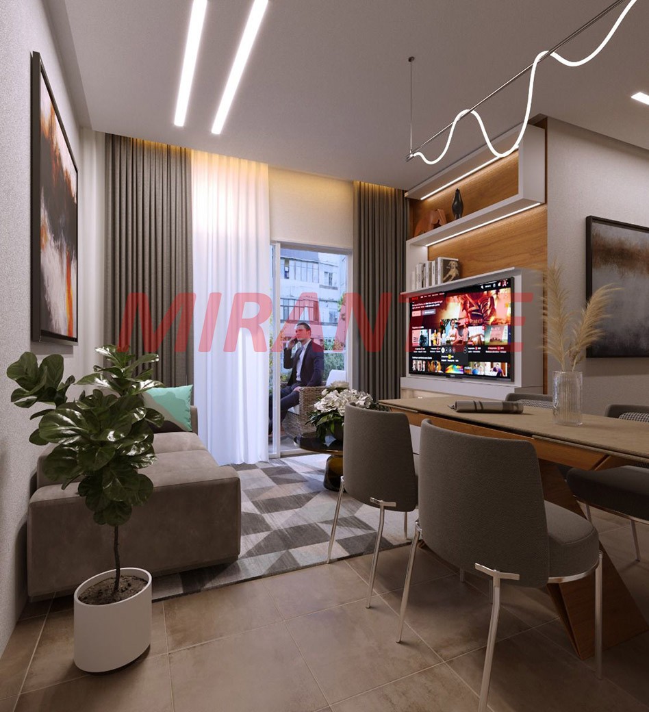 Apartamento de 43.48m² com 2 quartos em Jardim São Paulo