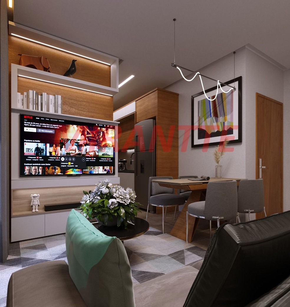Apartamento de 43.48m² com 2 quartos em Jardim São Paulo