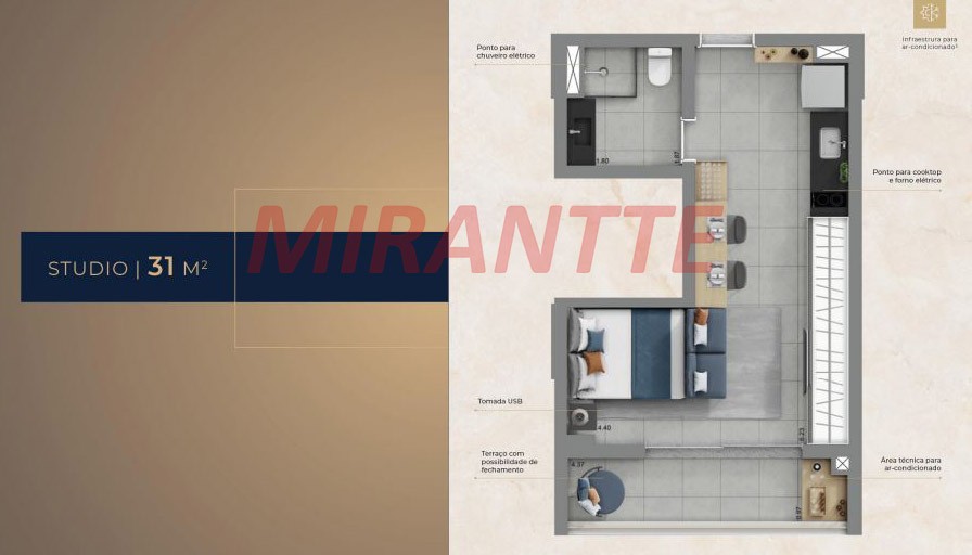 Apartamento com 4 quartos em Freguesia do Ó