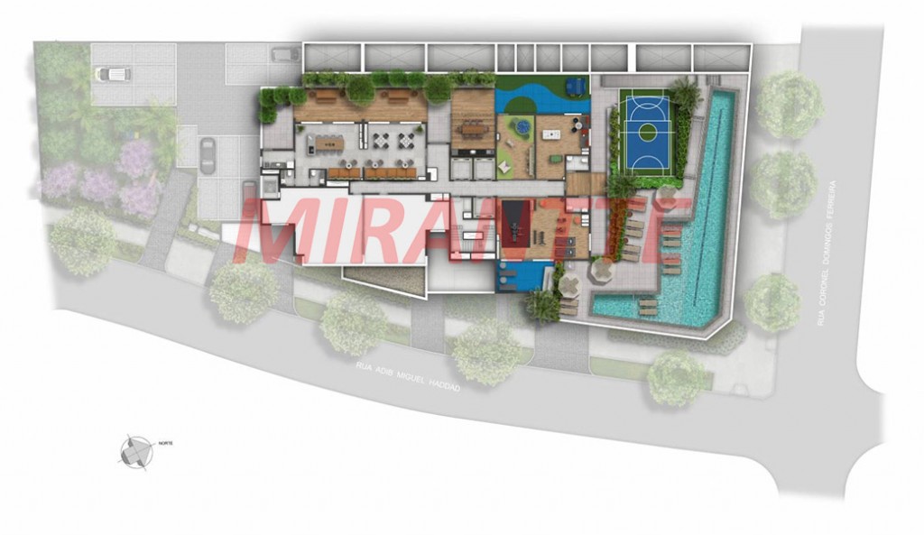 Apartamento de 49m² com 2 quartos em Nova Klabin