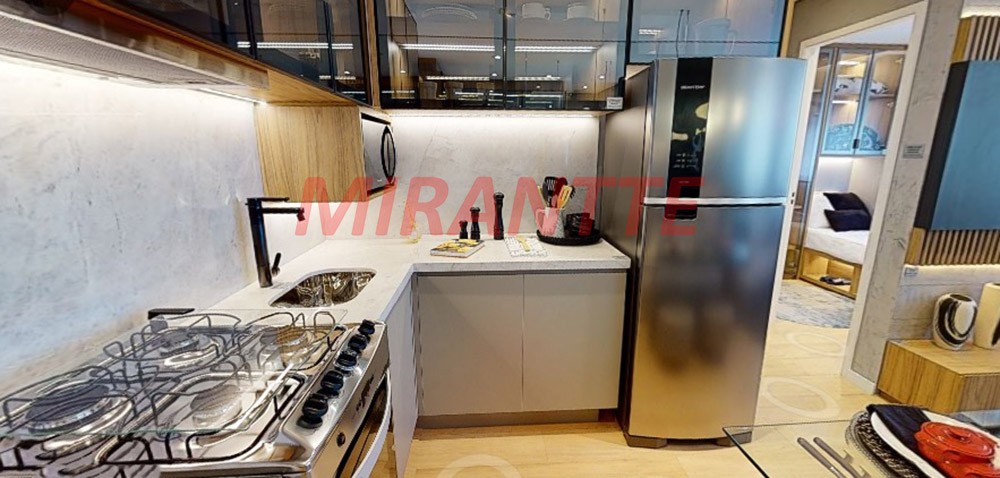 Apartamento de 37.43m² com 2 quartos em Centro