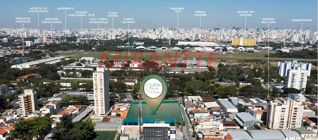 Apartamento de 75.05m² com 2 quartos em Santana