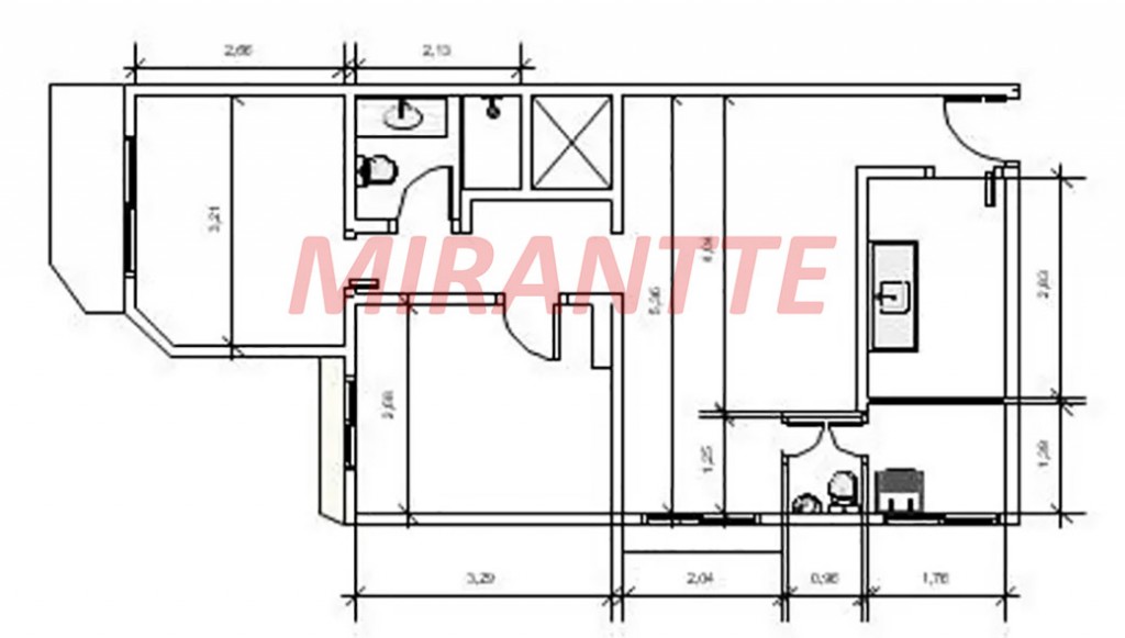 Apartamento com 2 quartos em Casa Verde Baixa