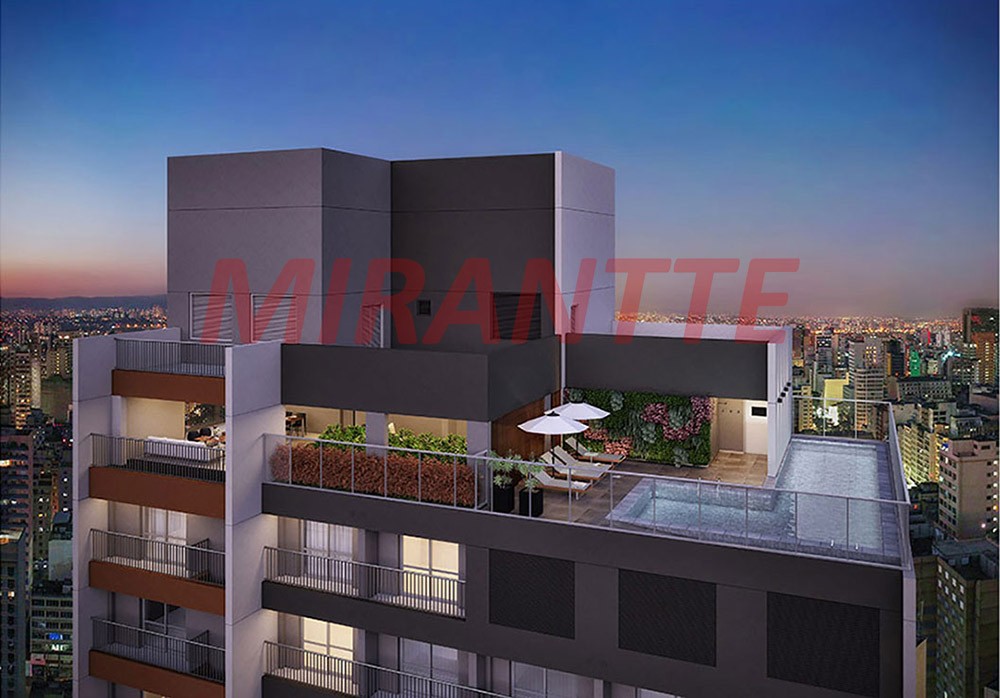 Apartamento com 1 quartos em República
