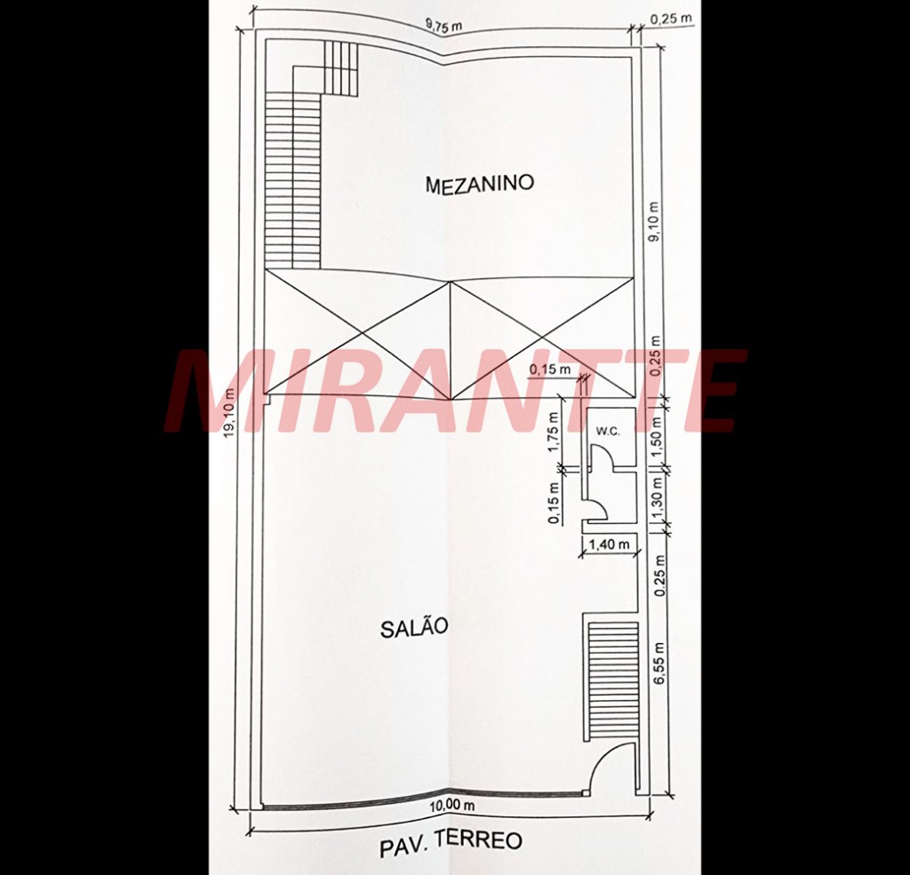 Comercial de 250m² em Santana