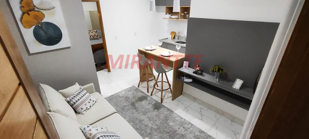 Apartamento de 54m² com 2 quartos em Vila Isolina Mazzei