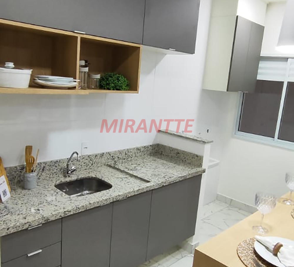 Apartamento de 54m² com 2 quartos em Vila Isolina Mazzei