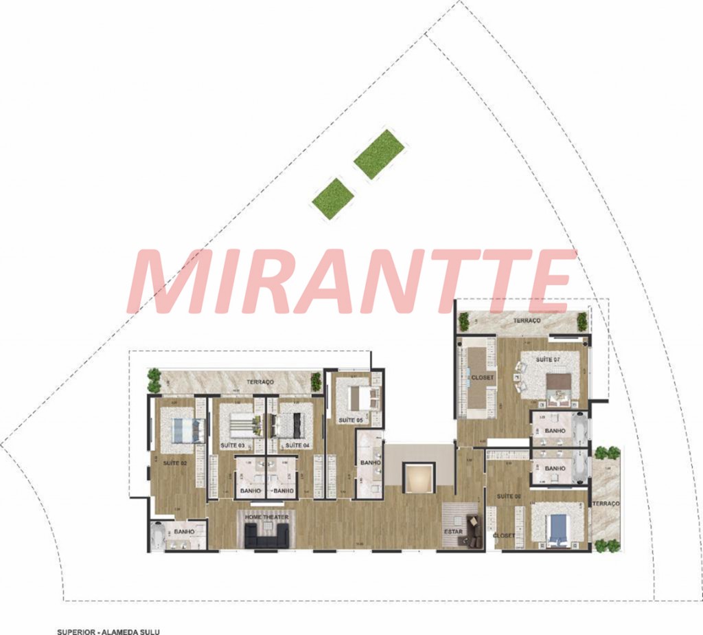 Sobrado de 950m² com 8 quartos em RIVIERA DE SAO LOURENCO