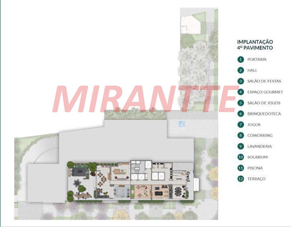 Apartamento de 73m² com 2 quartos em Brooklin