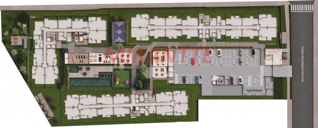 Apartamento com 2 quartos em Santana