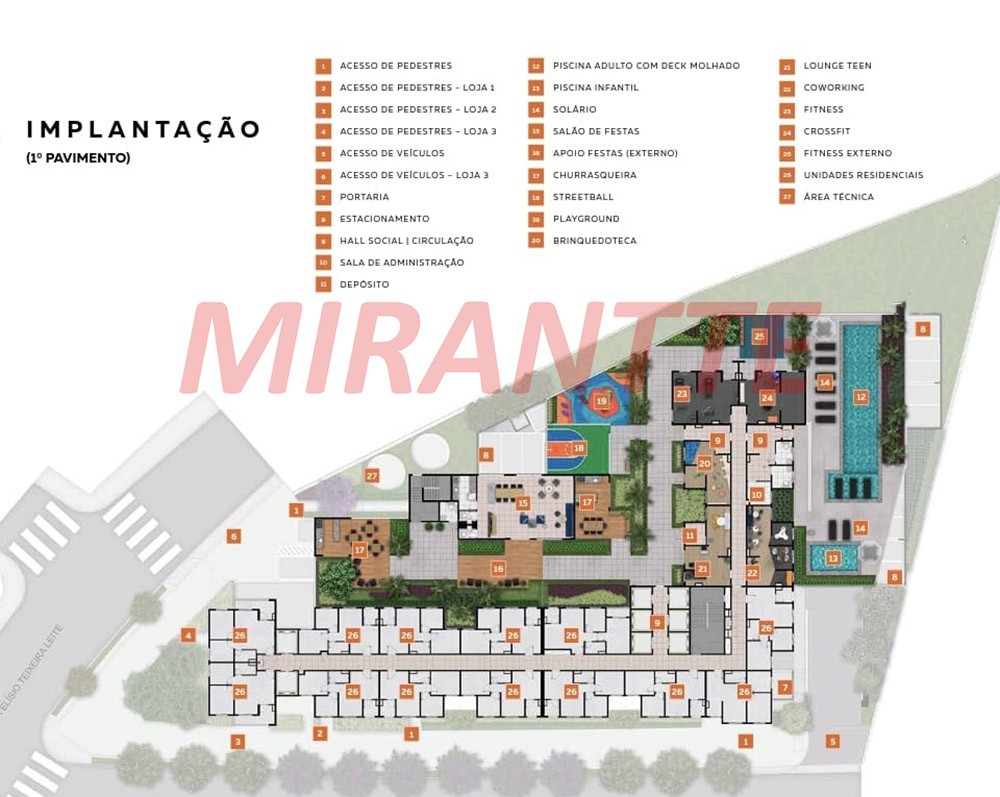 Apartamento de 38m² com 2 quartos em Freguesia do Ó