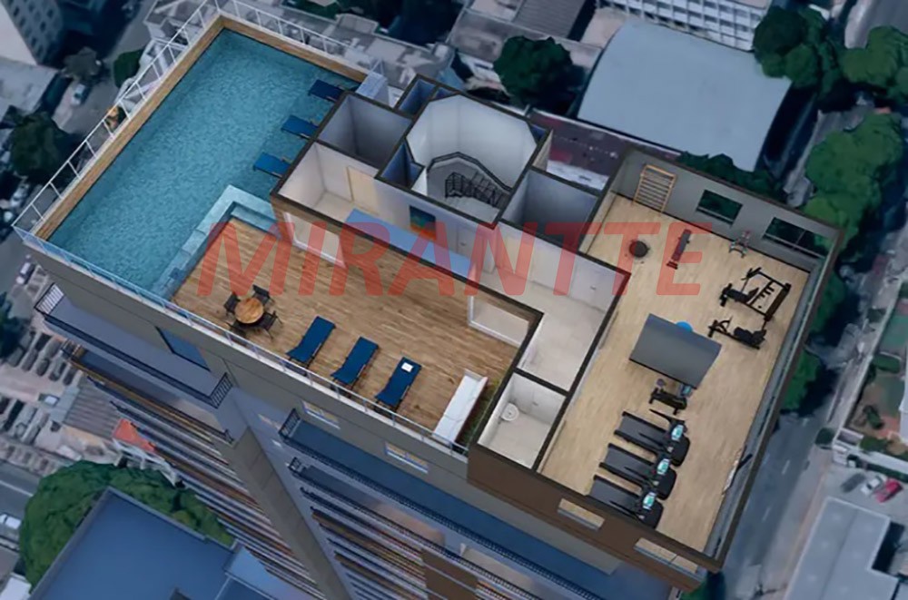 Apartamento de 47m² com 2 quartos em Pompéia