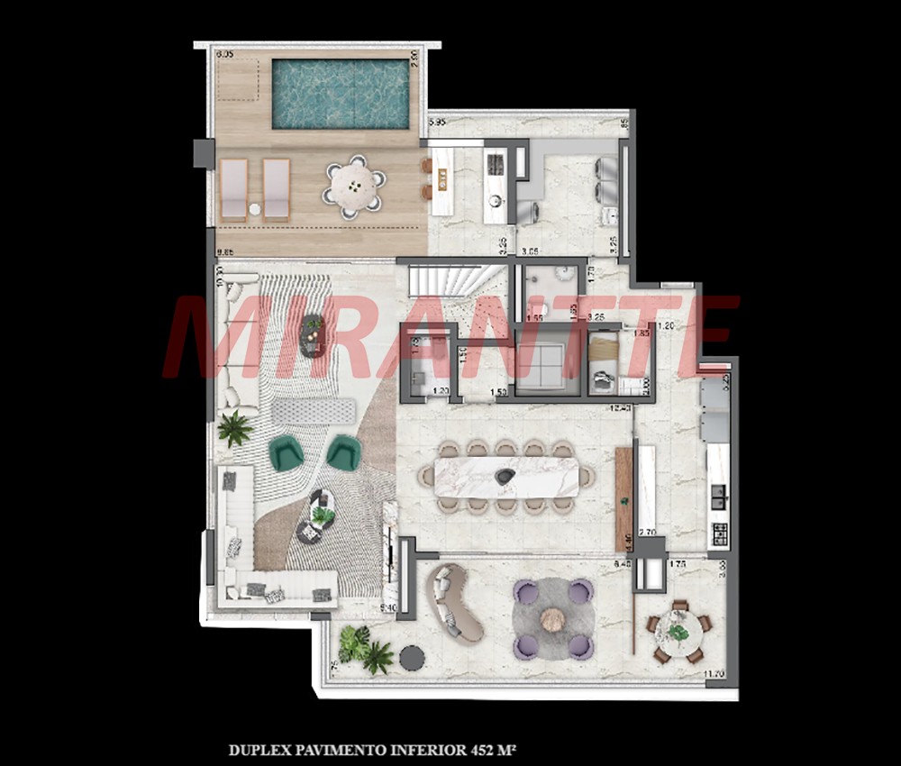 Apartamento de 251m² com 3 quartos em Moema