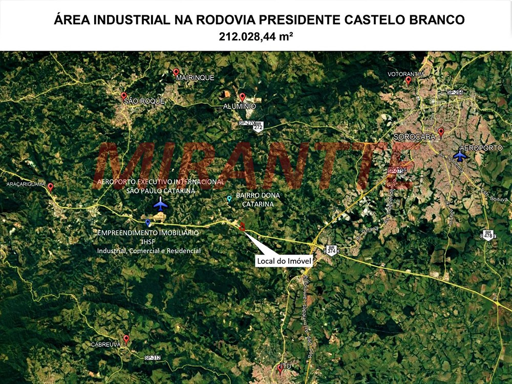 Terreno de 212m² em Parque Industrial