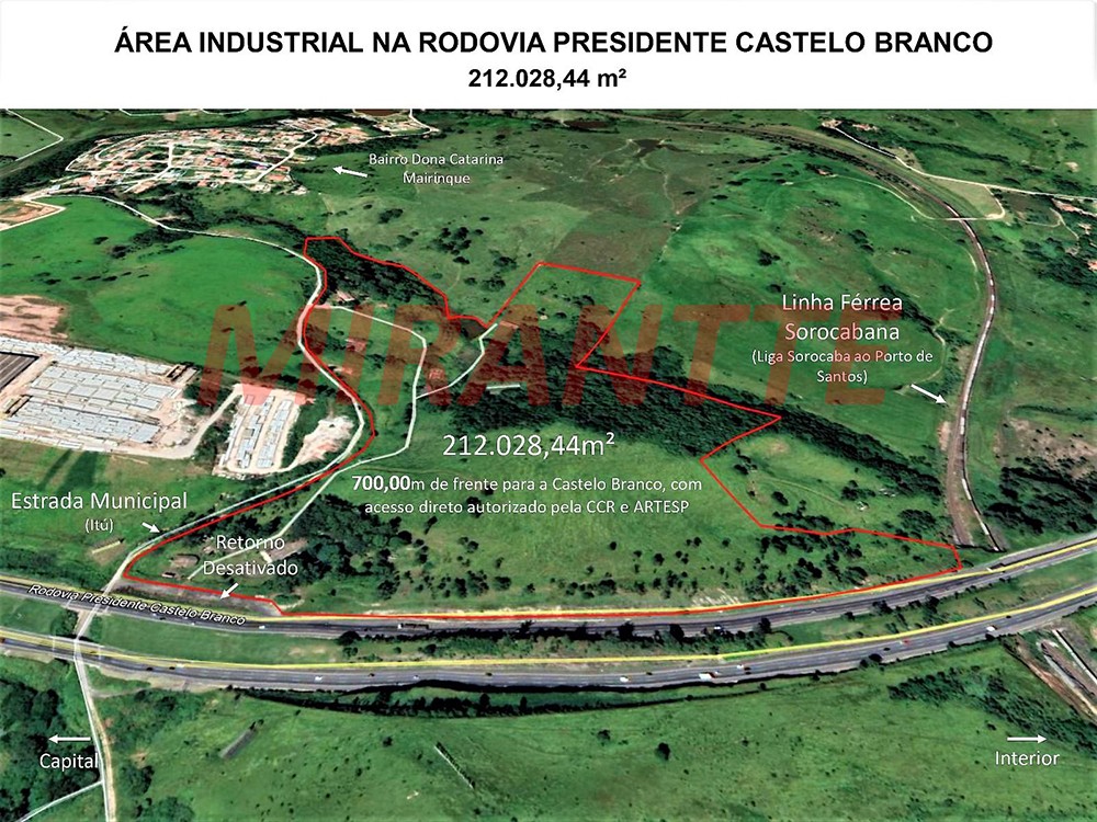 Terreno de 212m² em Parque Industrial