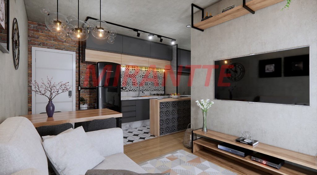 Apartamento de 57m² com 2 quartos em Parada Inglesa