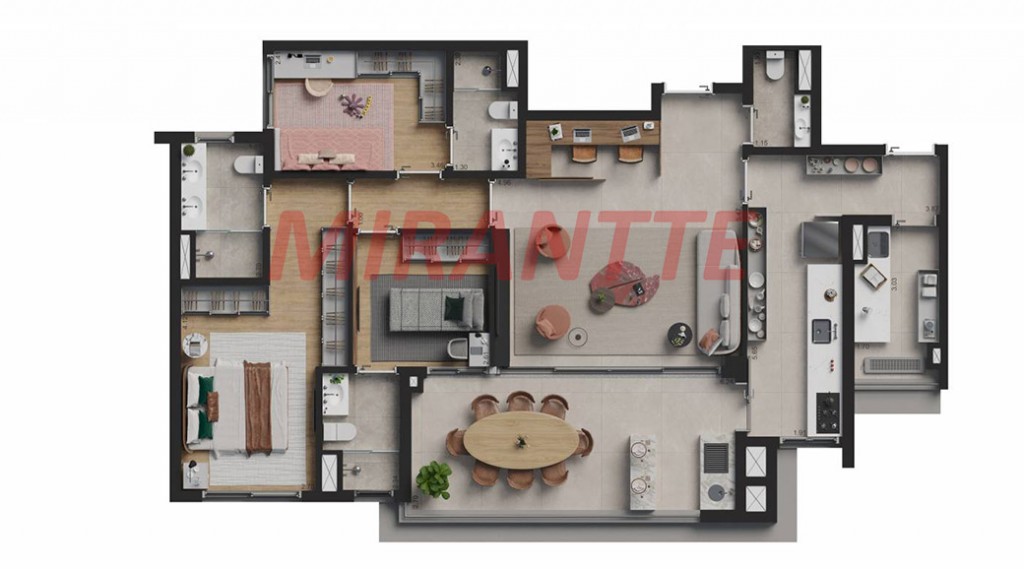 Apartamento de 83m² com 3 quartos em Vila Mariana