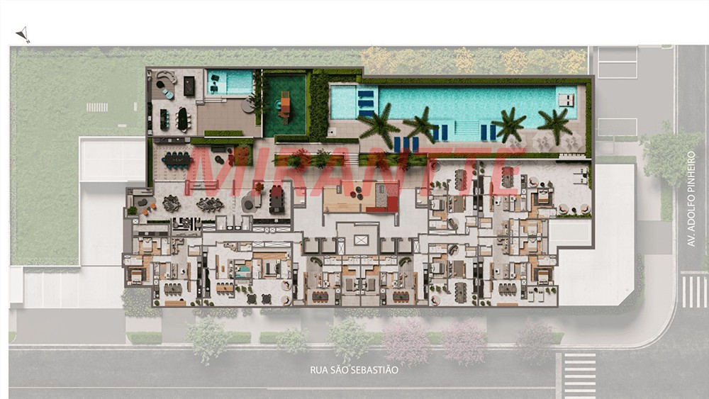 Apartamento de 45m² com 1 quarto em Brooklin
