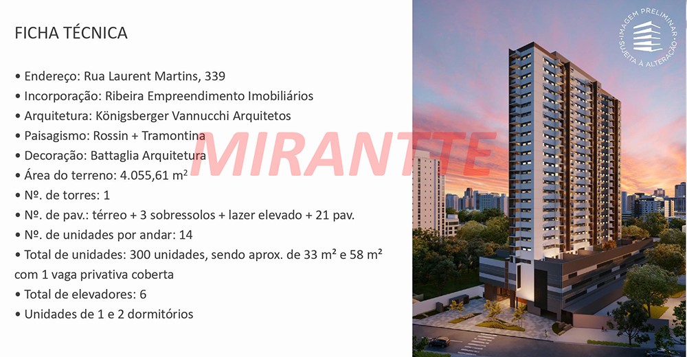 Apartamento de 35m² com 1 quarto em JD. ALVORADA