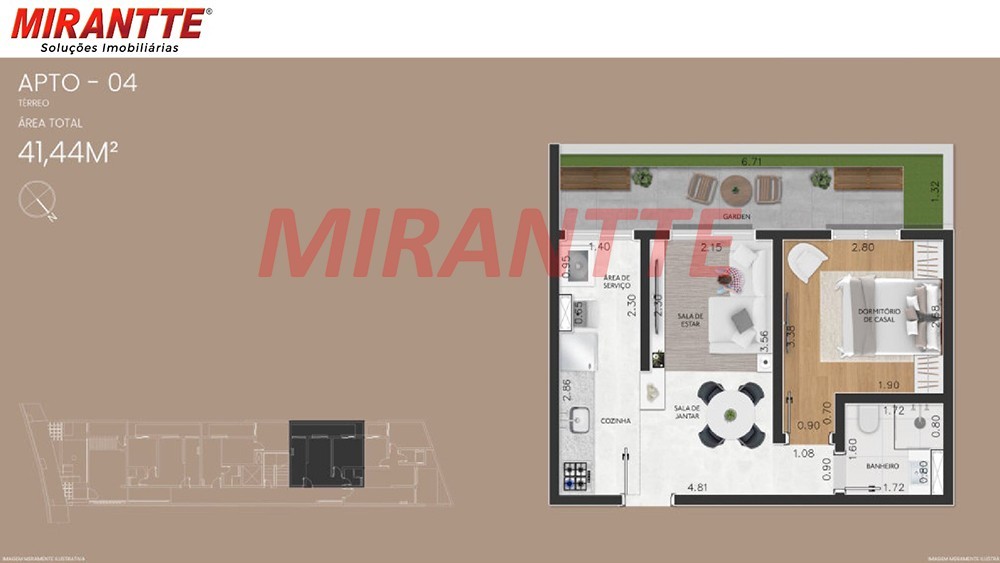Apartamento com 2 quartos em Tucuruvi