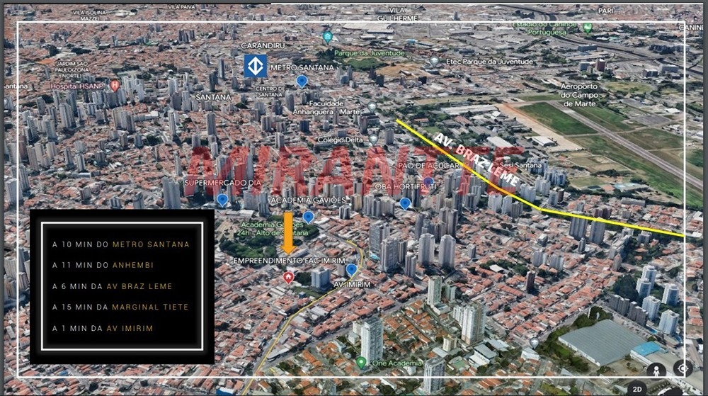 Apartamento de 24.63m² com 1 quartos em Imirim