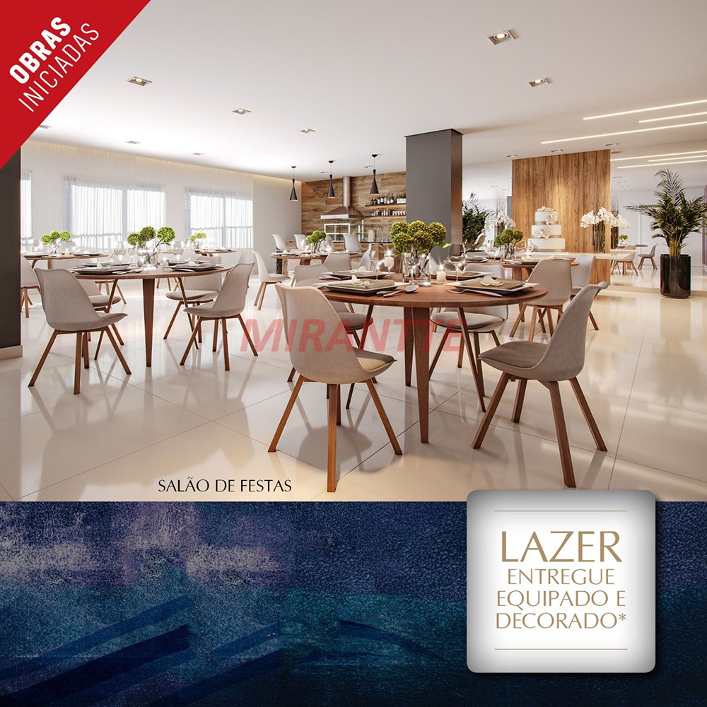 Apartamento de 61m² com 2 quartos em Lauzane Paulista