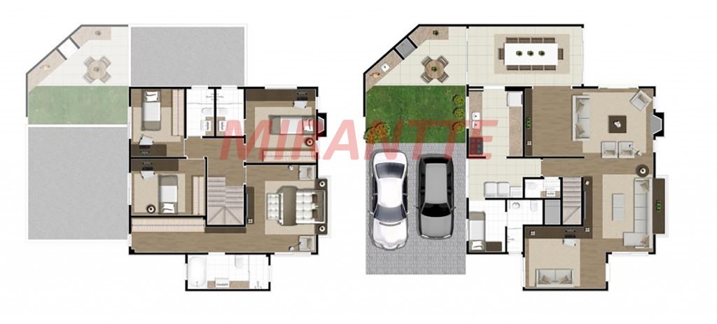 Cond. fechado de 360m² com 4 quartos em Jardim Floresta