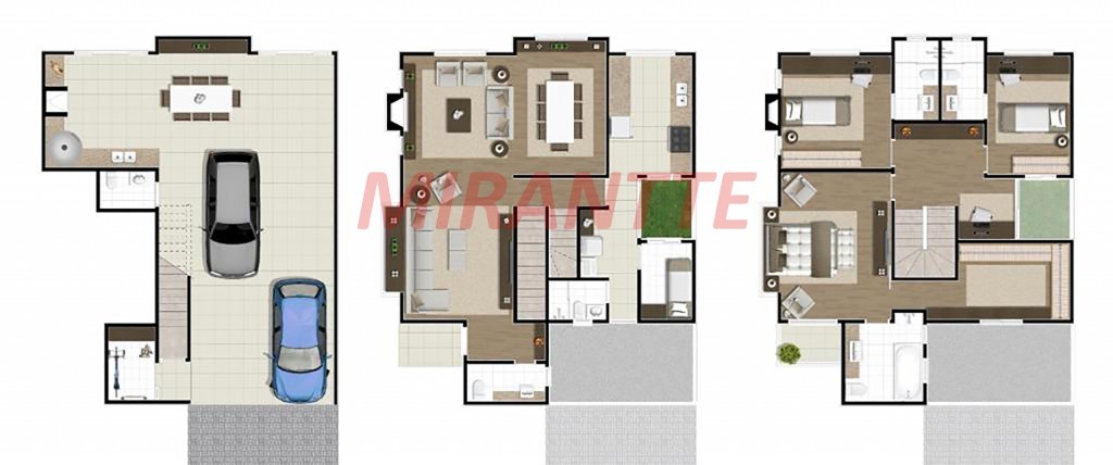 Cond. fechado de 360m² com 4 quartos em Jardim Floresta