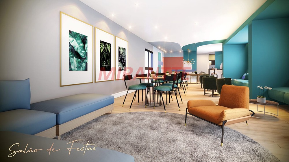 Apartamento de 47.5m² com 2 quartos em Parque Mandaqui