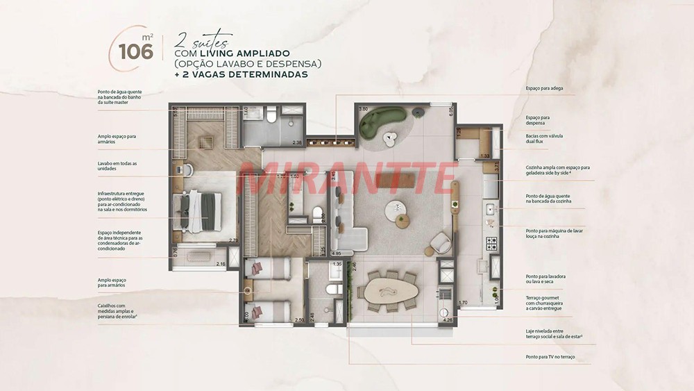 Apartamento de 127m² com 4 quartos em Jardim São Paulo