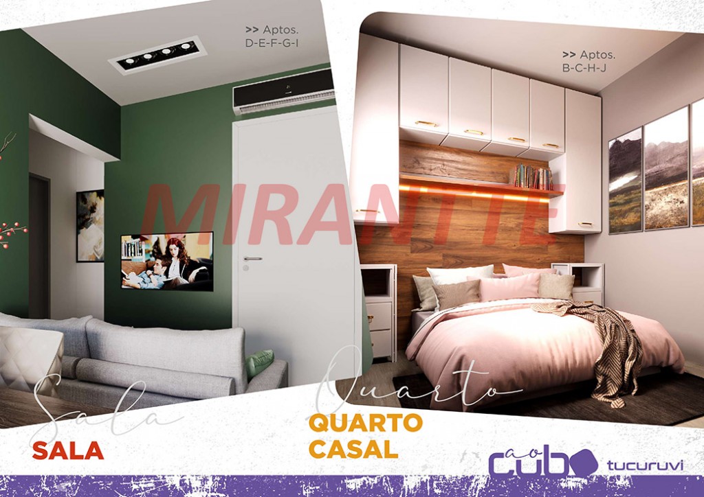 Apartamento com 2 quartos em Vila Mazzei