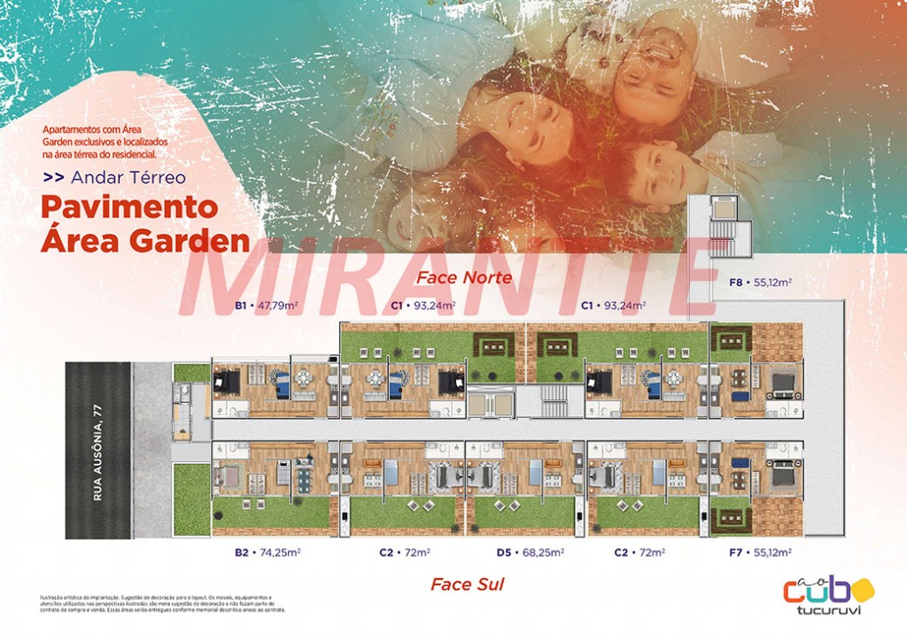 Apartamento com 2 quartos em Vila Mazzei