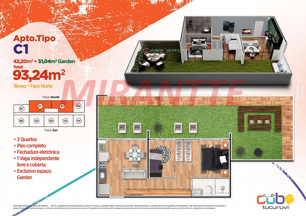 LanÇamento de 70m² com 2 quartos em Vila Mazzei