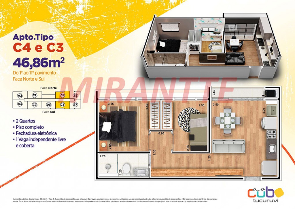 Apartamento com 1 quartos em Vila Mazzei