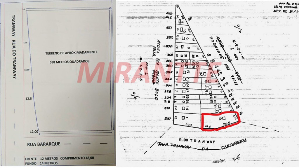Terreno de 558m² em Tucuruvi
