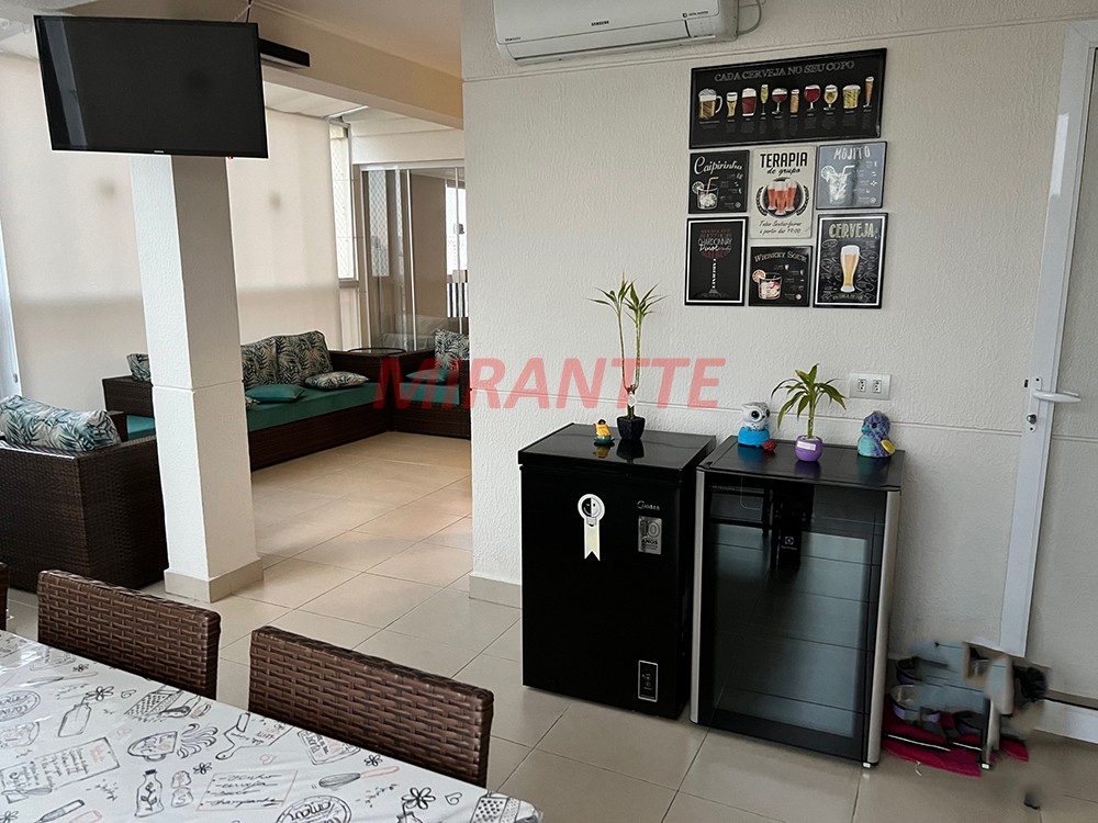 Cobertura de 153m² com 3 quartos em Santana