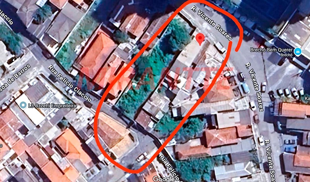 Terreno de 369m² em Santana