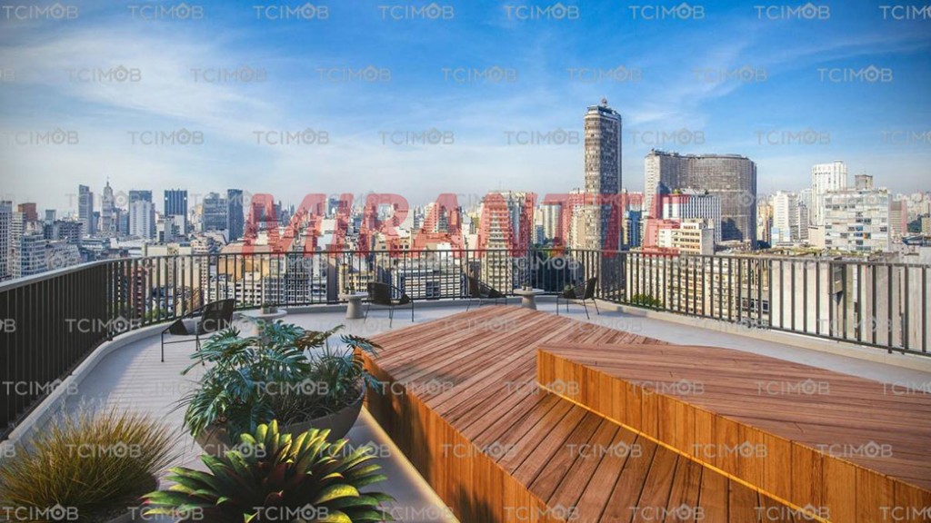 Apartamento de 43m² com 1 quartos em Centro