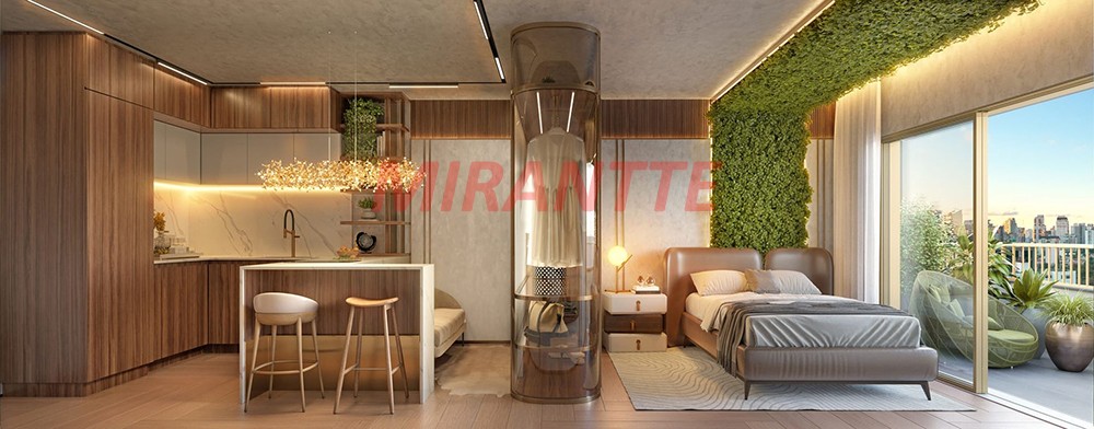 Apartamento com 1 quartos em Brooklin